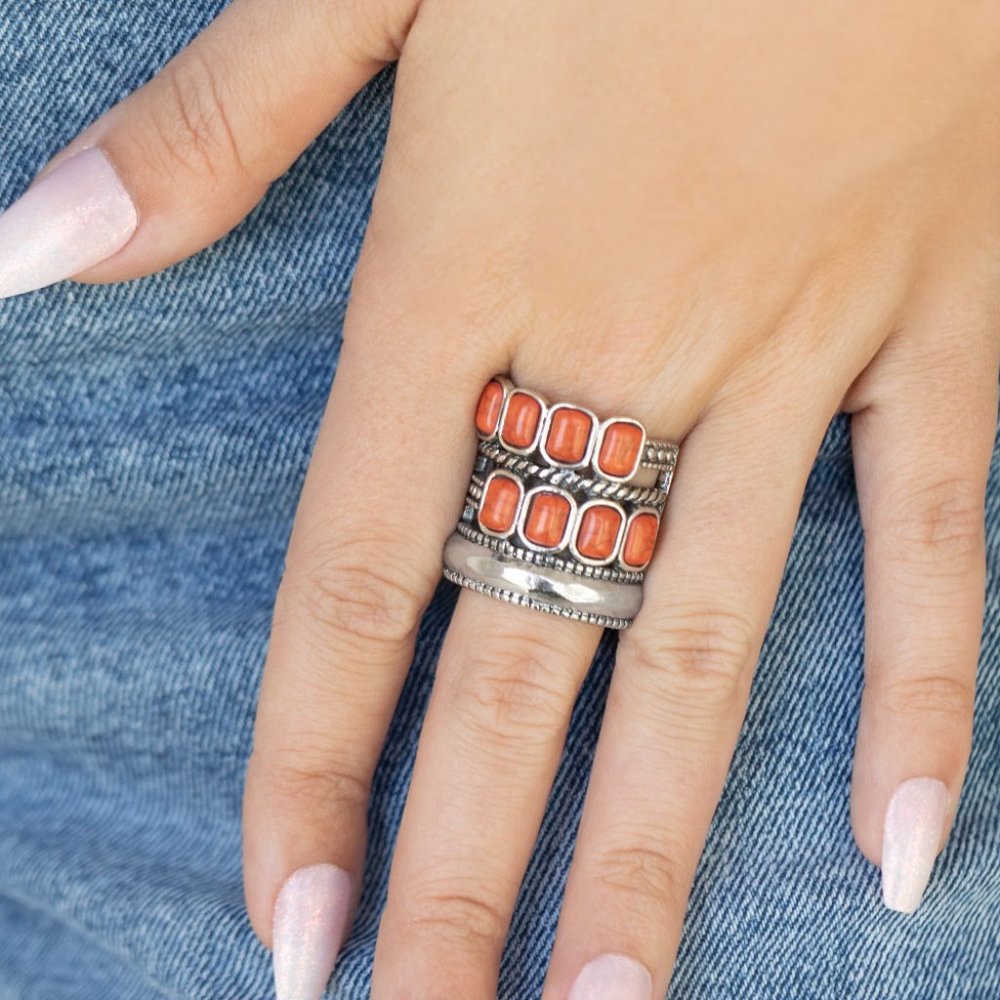 Mojave Monument - Orange ♥ Ring